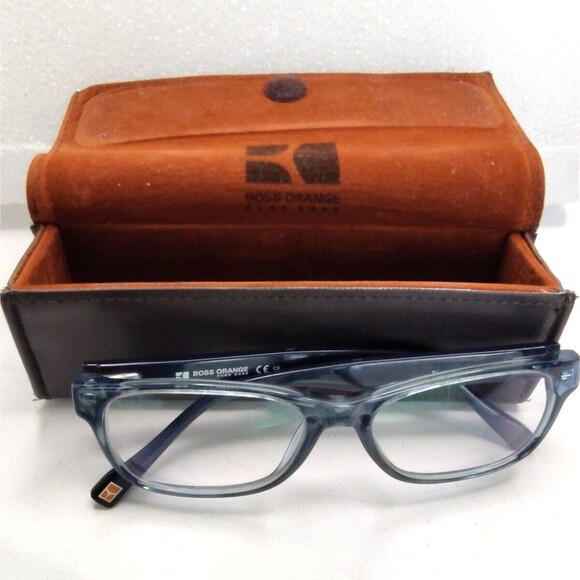 Boss Orange HUGO BOSS Mens Eyeglasses Frame Only 50-13-139 Dark Gray w Case - Picture 5 of 16